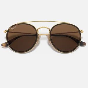 Ray ban round double bridge sunglasses